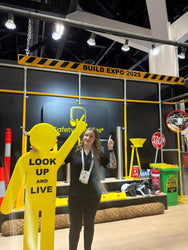 Look Up & Live Safety Sign – 900 × 1800mm