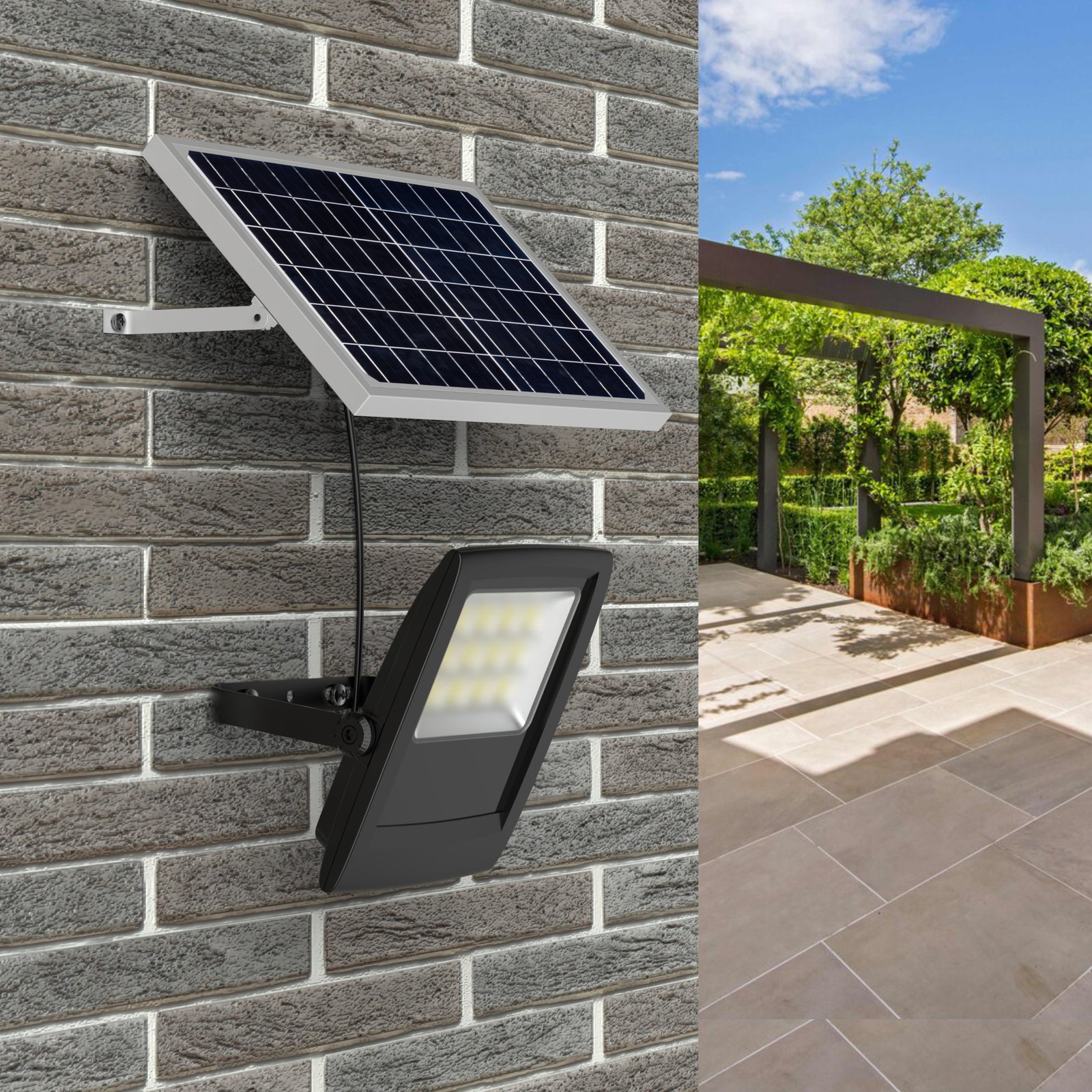 Wall Mounted Solar Flood Light