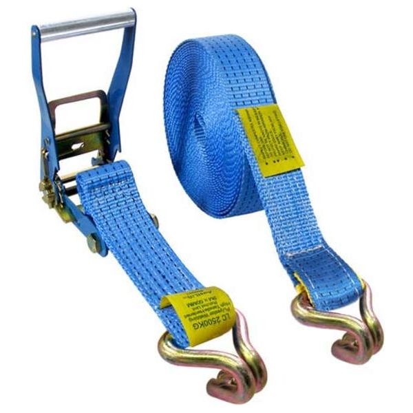 Ratchet Tie Down - Double J Hook 10.5 kg length 9 Metres 204252