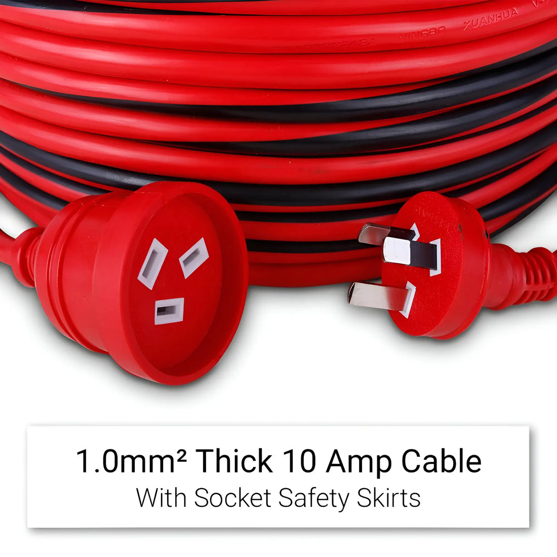 20m Extension Power Cord 10 Amp Lead
