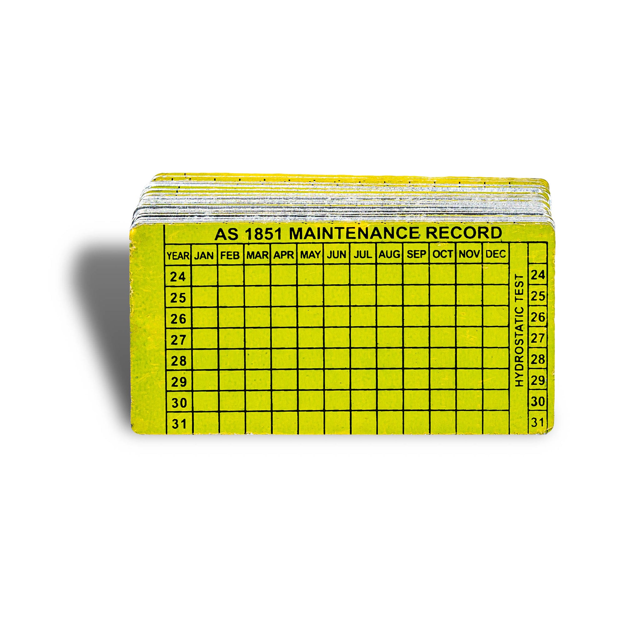 Maintenance Service Tags 100 Per Pack (80mm x 40mm)