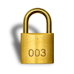 003 Padlock & Key - Shackle 25mm (32x29x13mm)