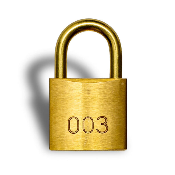 003 Padlock & Key - Shackle 25mm (32x29x13mm)