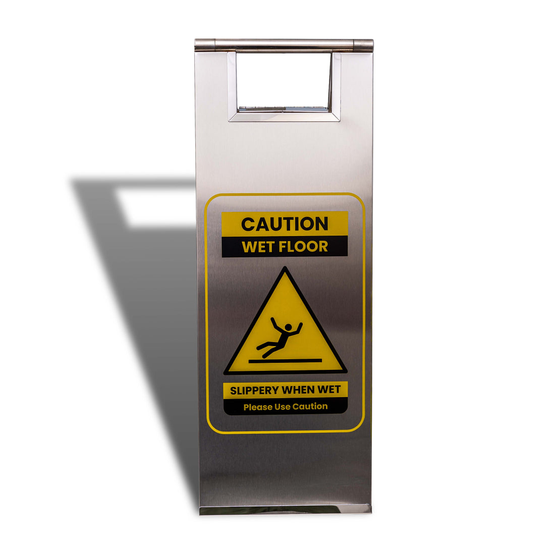 A-Frame Safety Sign – Wet Floor - Stainless Steel