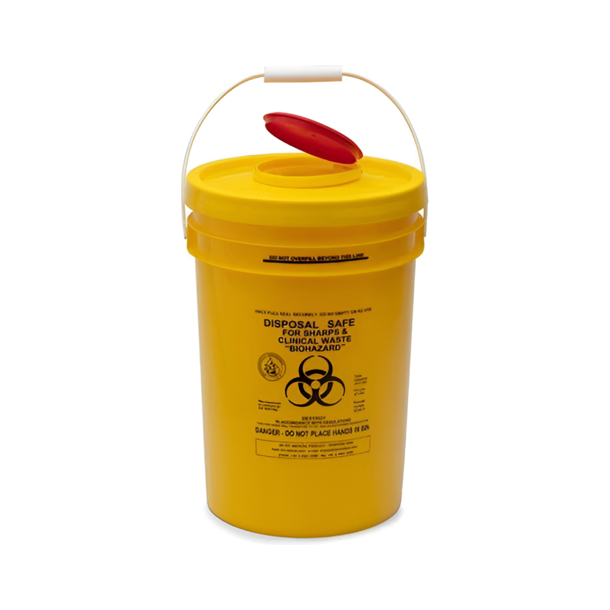 Sharp Container Yellow - Multiple Sizes 0.7 kg Size 24L VC24LR