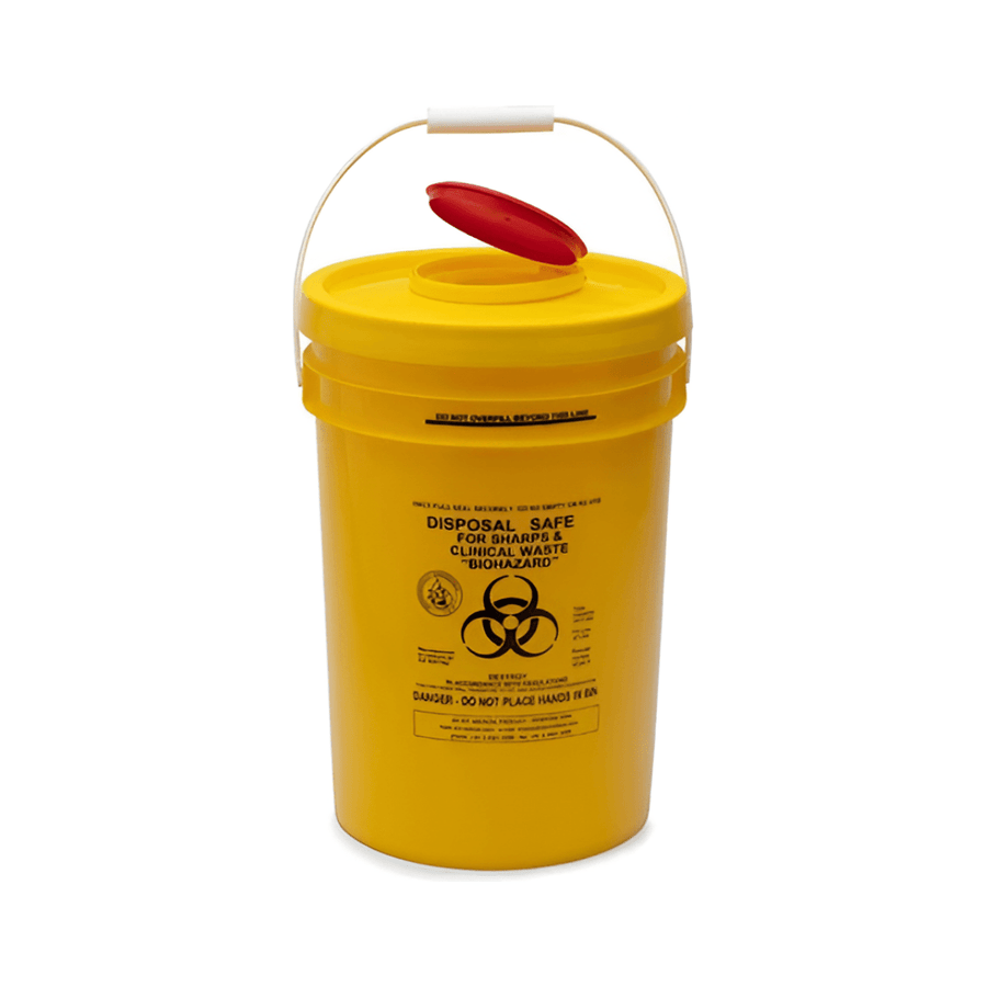 Sharp Container Yellow - Multiple Sizes 0.7 kg Size 24L VC24LR