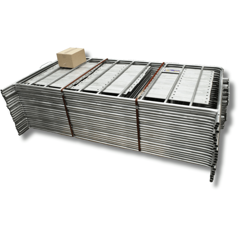 Galvanised Crowd Control Barriers 50m ESafety Supplies ESafety galvanised-crowd-control-barriers-50m-esafety-supplies-esafety