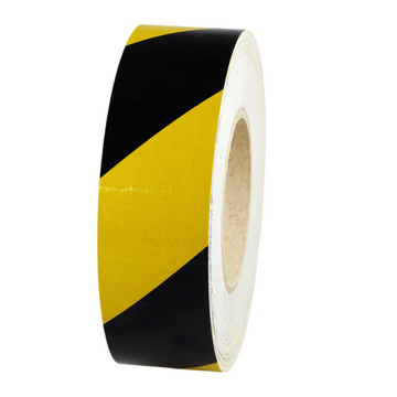 Reflective Tape Class 1 - Yellow and Black - 45 Metre Roll