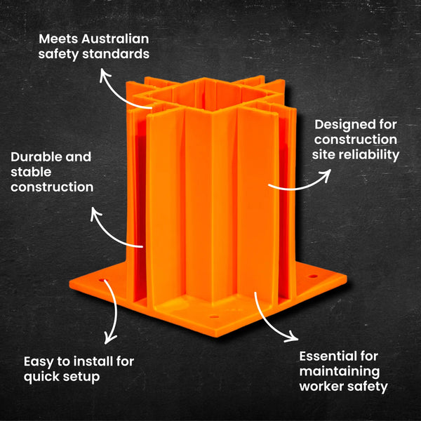 Temporary Handrail Safety Base