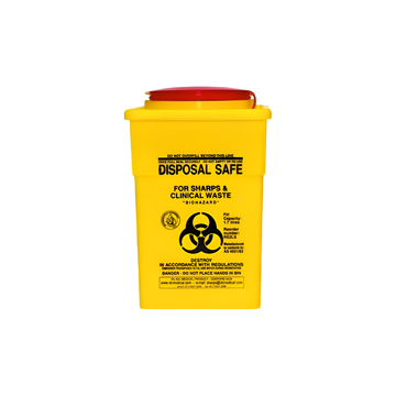 Sharp Container Yellow - Multiple Sizes 0.7 kg Size 2L RE2LS