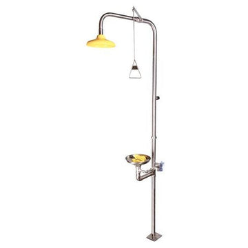 Combination Shower With Eye & Face Wash And Bowl - No Foot Treadle 210 kg