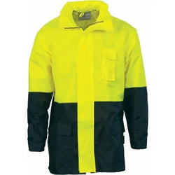 DNC 3877 190D Rain Jacket Different Colors 2.1 kg Orange/Navy
