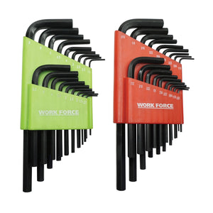 36pce Sae and Metric Hex Key Set