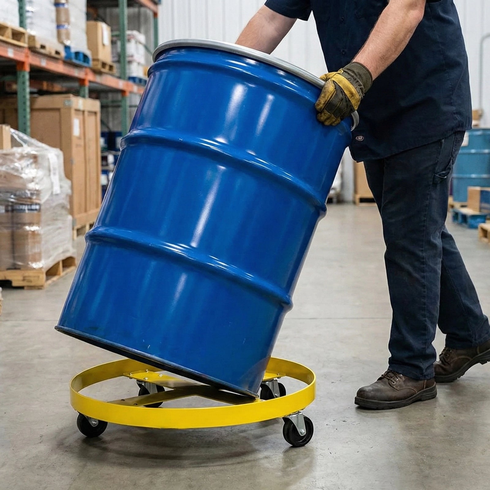 Heavy Duty Drum Dolly - 400kg Capacity