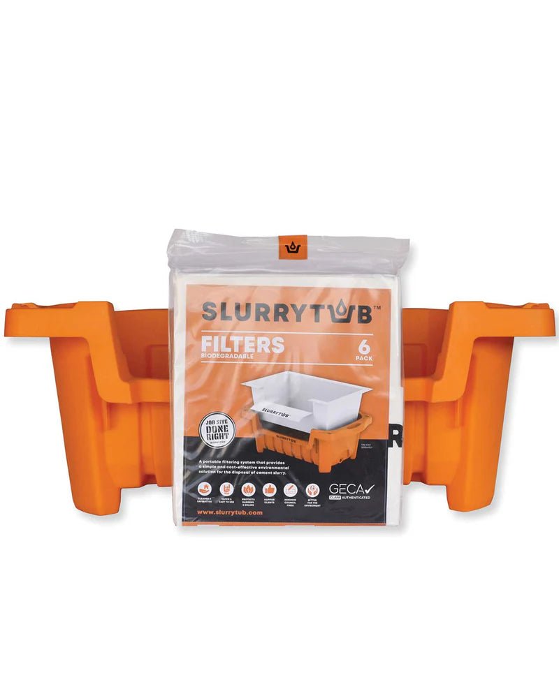 SLURRYTUB Portable Filter System Kit (Tub & 1x Filter 6 Pack)