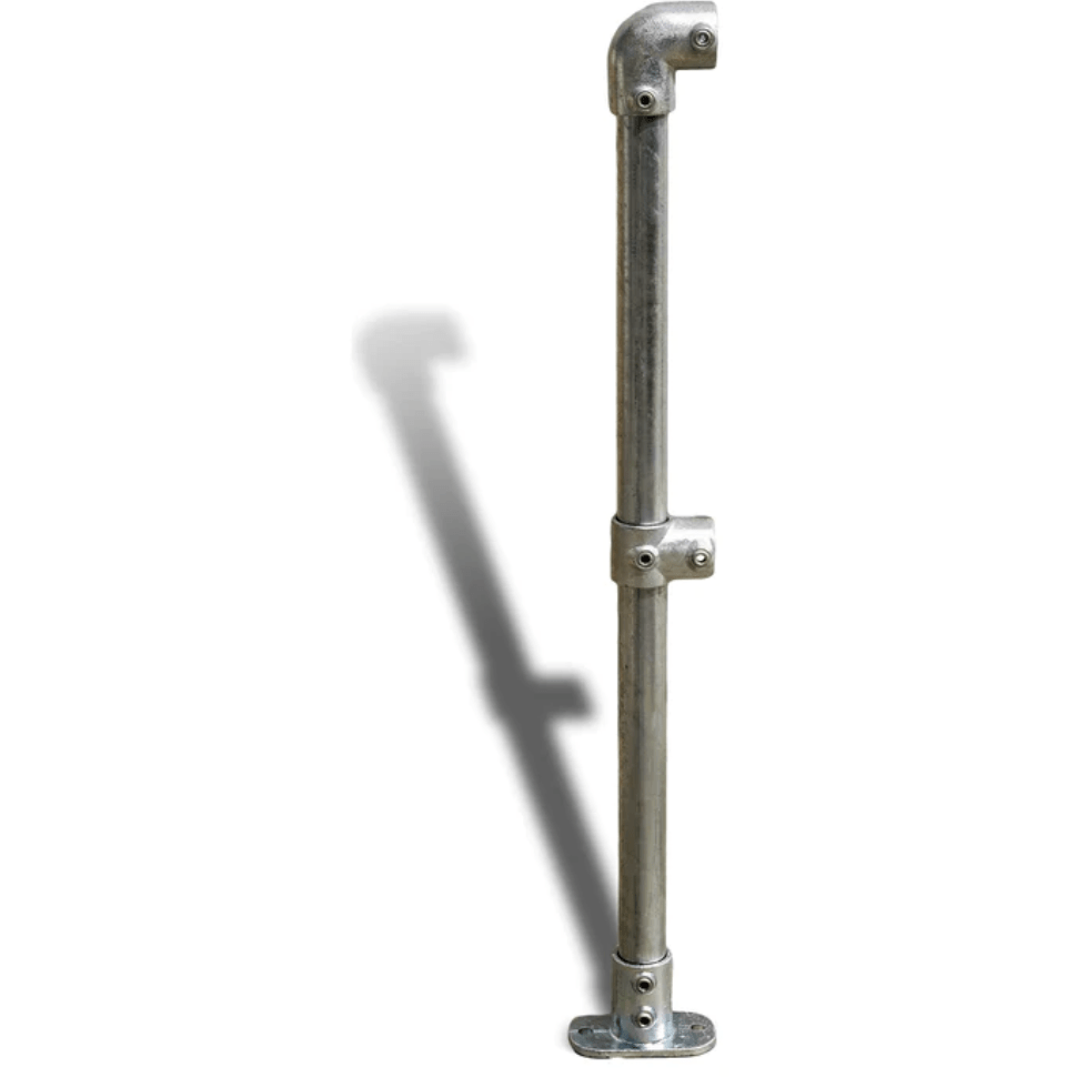 Cope Modular Handrail - End Stanchion 35 kg Color Powder Coated Yellow COPE-END-Y