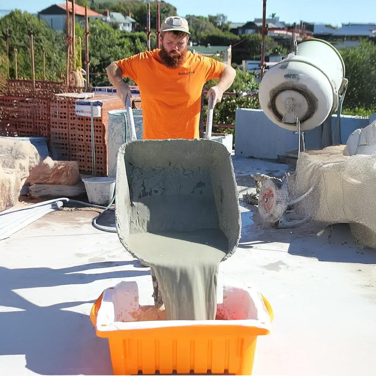 SLURRYTUB Portable Filter System Kit (Tub & 1x Filter 6 Pack)