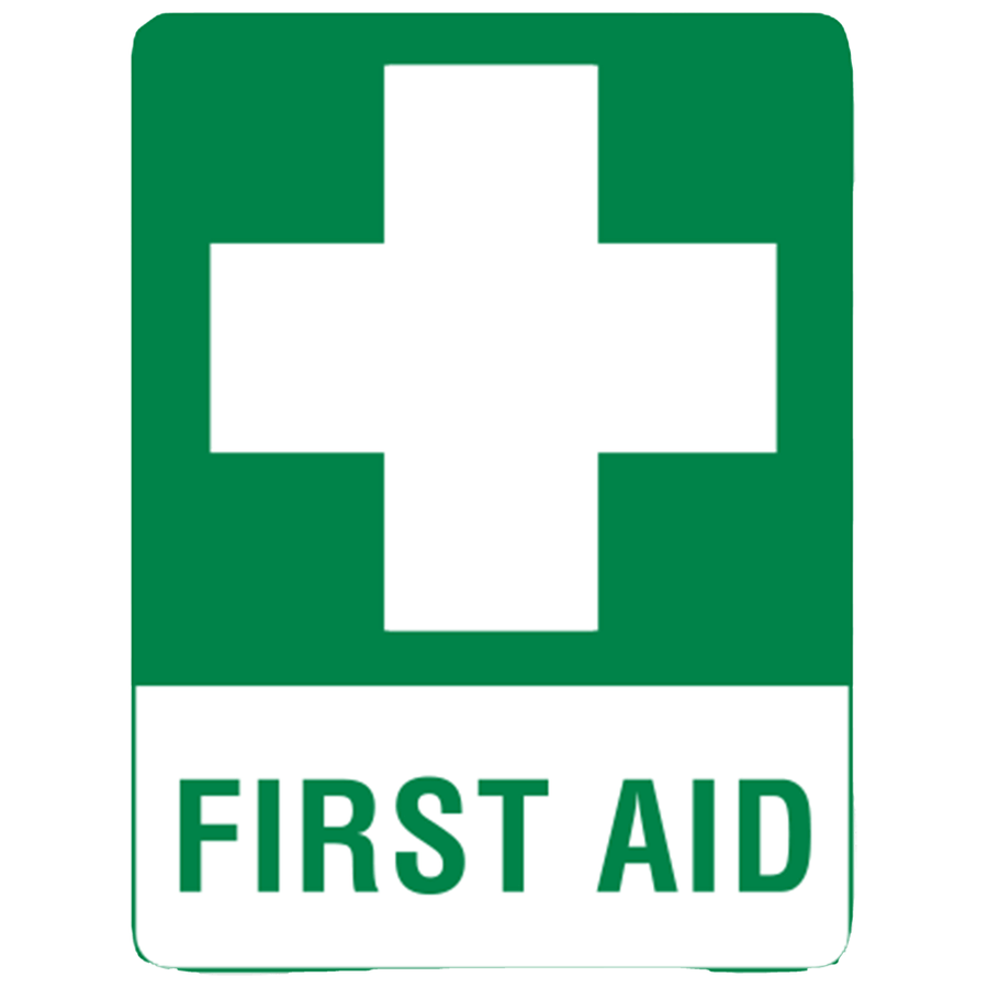 Large Metal First Aid Sign 60 x 45cm