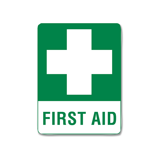 Medium Metal First Aid Sign 45 x 30cm