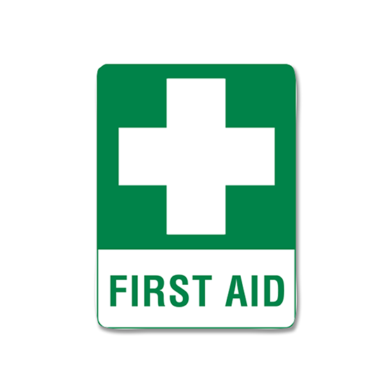 Small Metal First Aid Sign 30 x 22.5cm