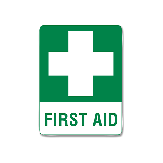 Small Metal First Aid Sign 30 x 22.5cm