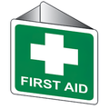 Off-Wall Poly First Aid Sign 22.5 x 22.5cm