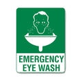 Small Poly Emergency Eyewash Sign 30 x 22.5cm