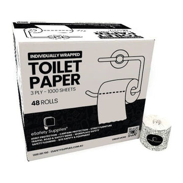 eSafety – Premium Toilet Paper 2Ply 400 Sheets 48 Rolls/Ctn