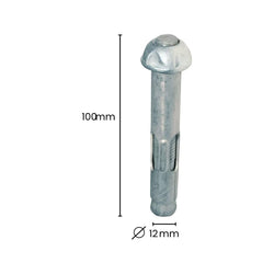 Kinmar Security Galvanised Sleeve Anchor - Multiple Sizes