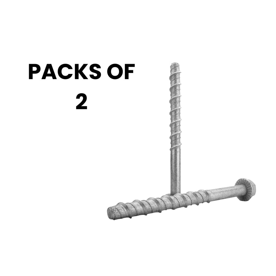 Screw Bolt - Galvanised - 12 x 150mm - 2pcs