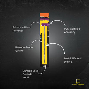 8.0 x 265mm SDS Plus Masonry Drill Bit - Carded - Drilling