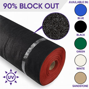 Premium Shade Cloth – 90% Blockout 50m x 1.83m