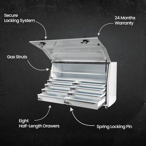 950H Series - Steel 8 Drawer Minebox - Steel Tool Box