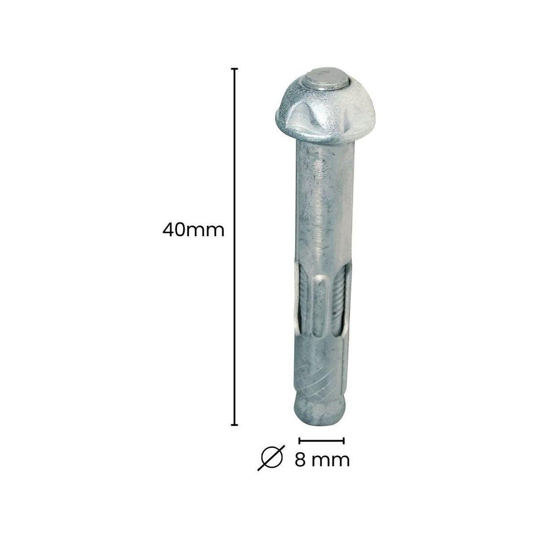 Kinmar Security Galvanised Sleeve Anchor - Multiple Sizes