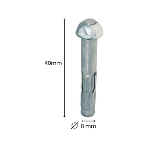 Kinmar Security Galvanised Sleeve Anchor - Multiple Sizes - Anchoring