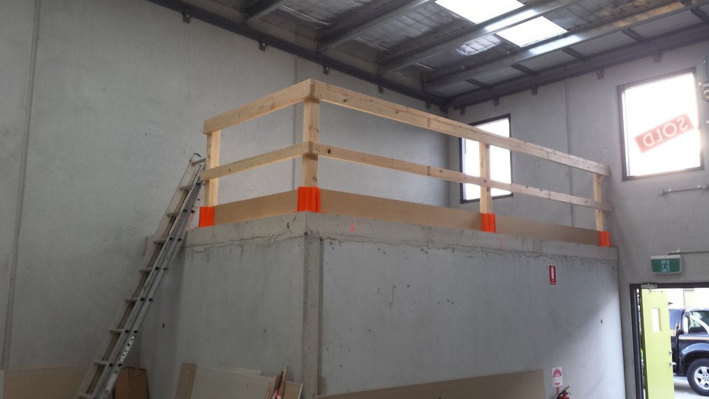 Temporary Handrail Safety Base