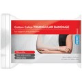 AEROBAND Cotton Calico Triangular Bandage 96 x 96 x 137cm Bag/10