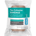 AEROBAN Tan Cohesive Bandage 10cm x 4.5M Wrap/12