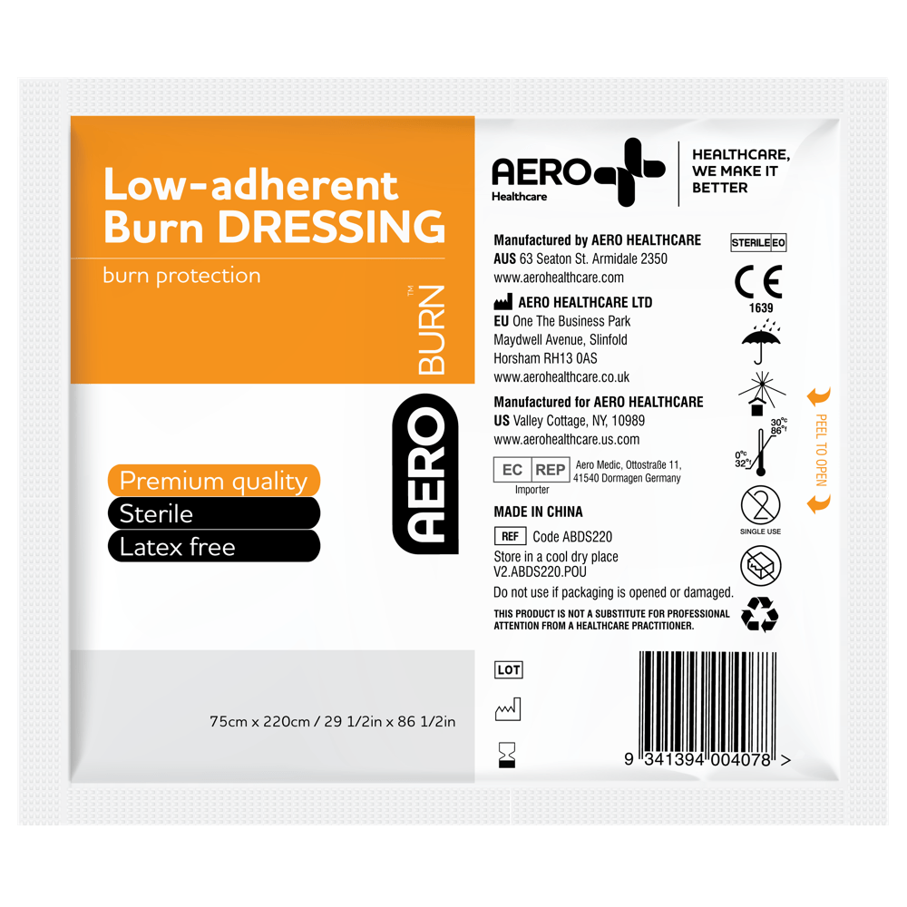 AEROBURN Low-Adherent Burn Dressing 75 x 220cm