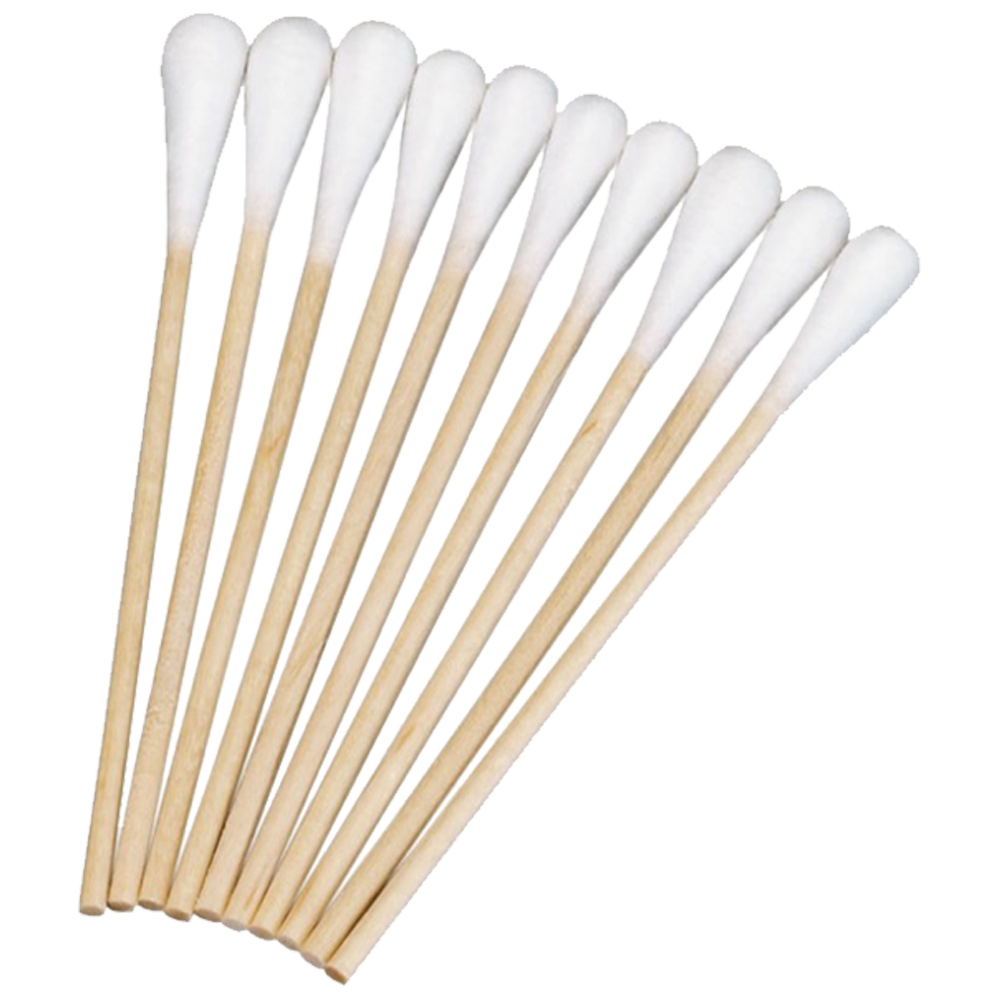 Sterile 7.5cm Wood Single Ended Applicators Bag/5