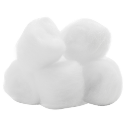 Sterile Large Cotton Balls (50 packs of 5) bag/250