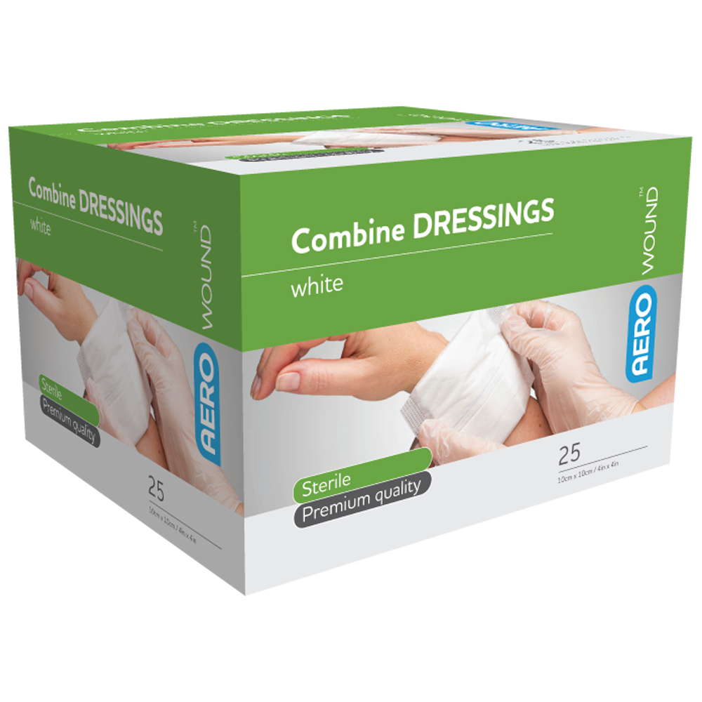 AEROWOUND Combine Dressing 10 x 10cm Box/25