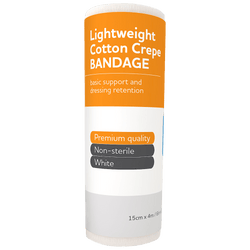 AEROCREPE Light Cotton Crepe Bandage 15cm x 4M Wrap/12