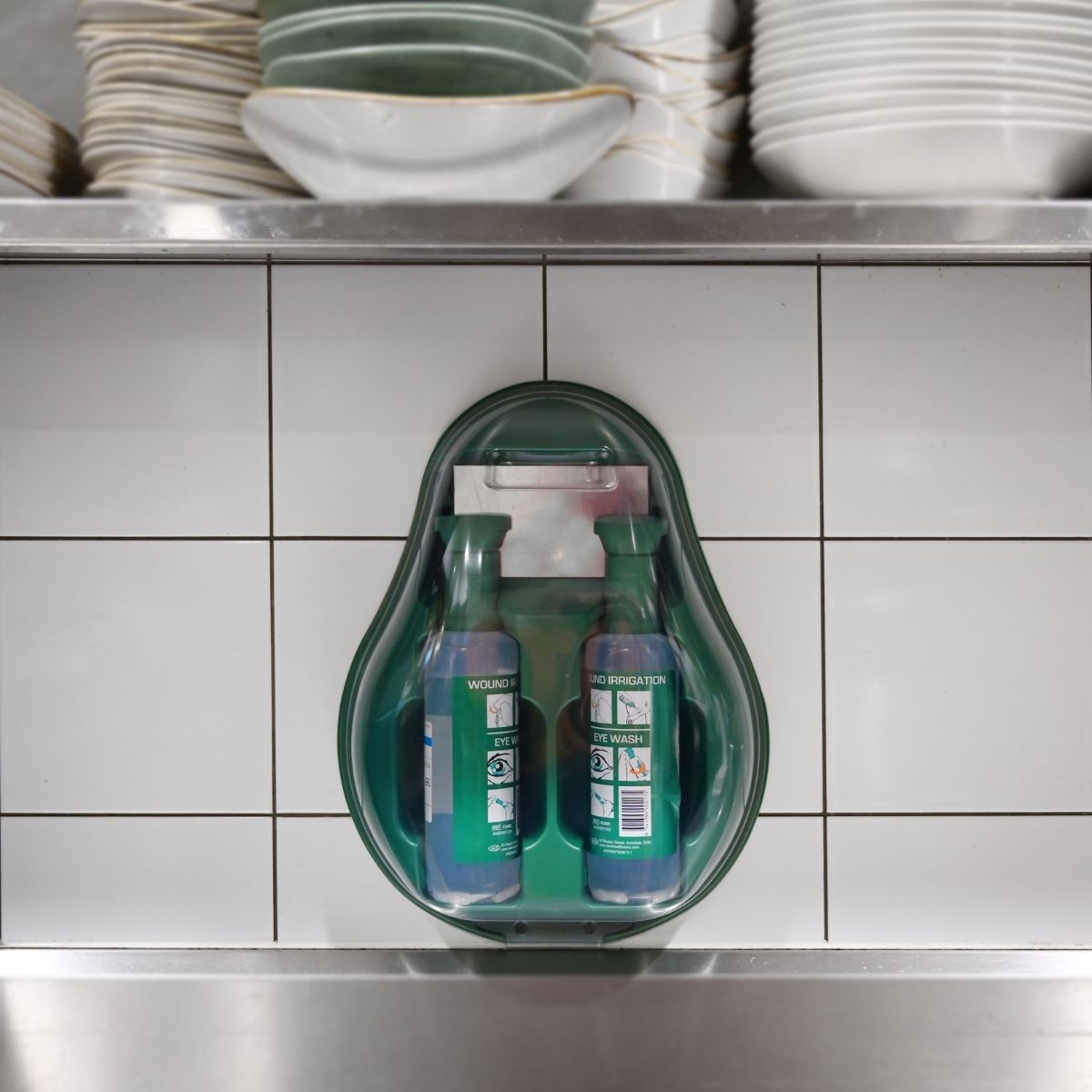 AEROWASH Drop Eyewash Station (2 x 500mL bottles)