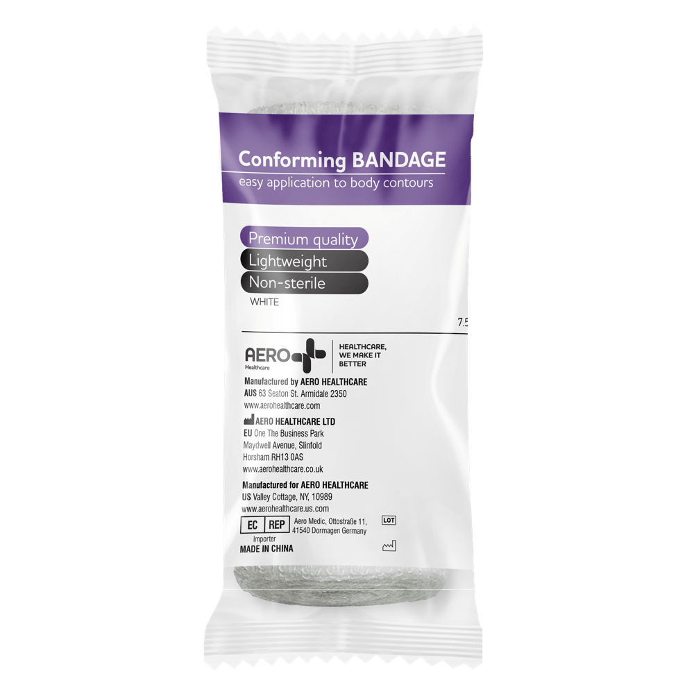 AEROFORM Conforming Bandage 7.5cm x 4M Wrap/12