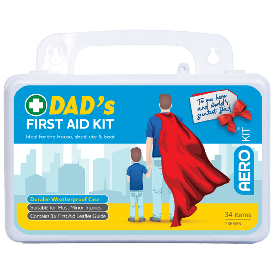 DAD'S 2 Series Plastic Waterproof First Aid Kit 21 x 7.5 x 13cm