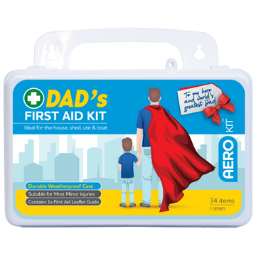 DAD'S 2 Series Plastic Waterproof First Aid Kit 21 x 7.5 x 13cm