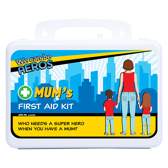 MUM'S 2 Series Plastic Waterproof First Aid 21 x 7.5 x 13cm