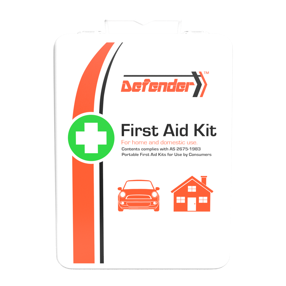 DEFENDER 3 Series Metal Tough First Aid Kit 17 x 6.5 x 24cm