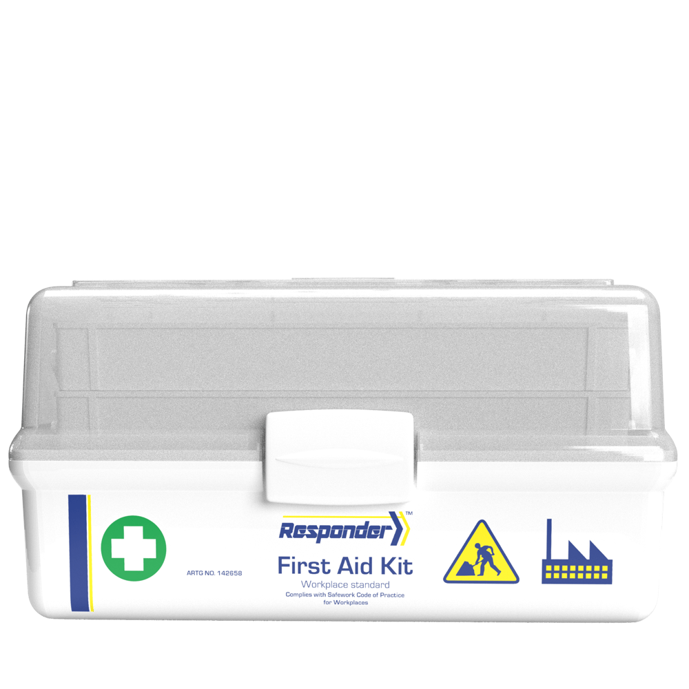 First Response Stab Box RESPONDER 4 Series Plastic Tacklebox First Aid Kit – eSafety Supplies